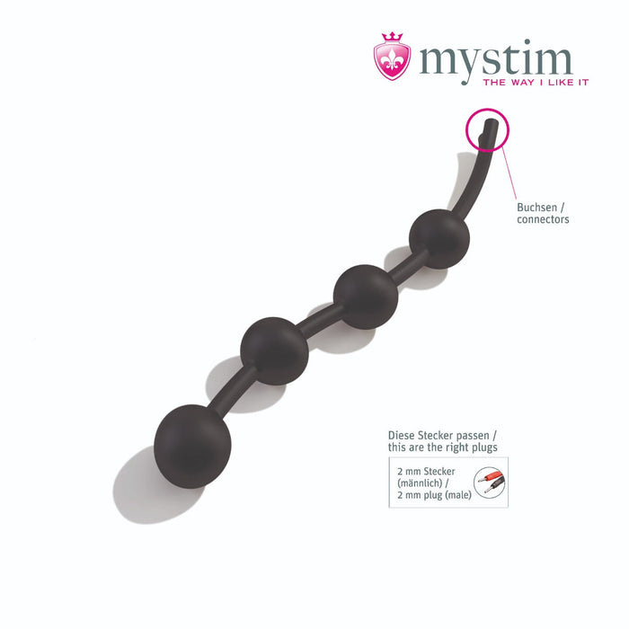 Mystim - Electrosex - Booty Garland - Anaal Kralen - Large-Laced-up.nl