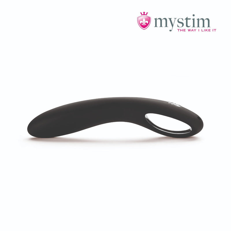 Mystim - Electrosex - Current Conrad - E-stim Dildo - Zwart-Laced-up.nl