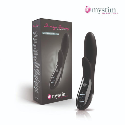 Mystim - Electrosex - Daring Danny - E-Stim Vibrator - Black Edition - Zwart-Laced-up.nl
