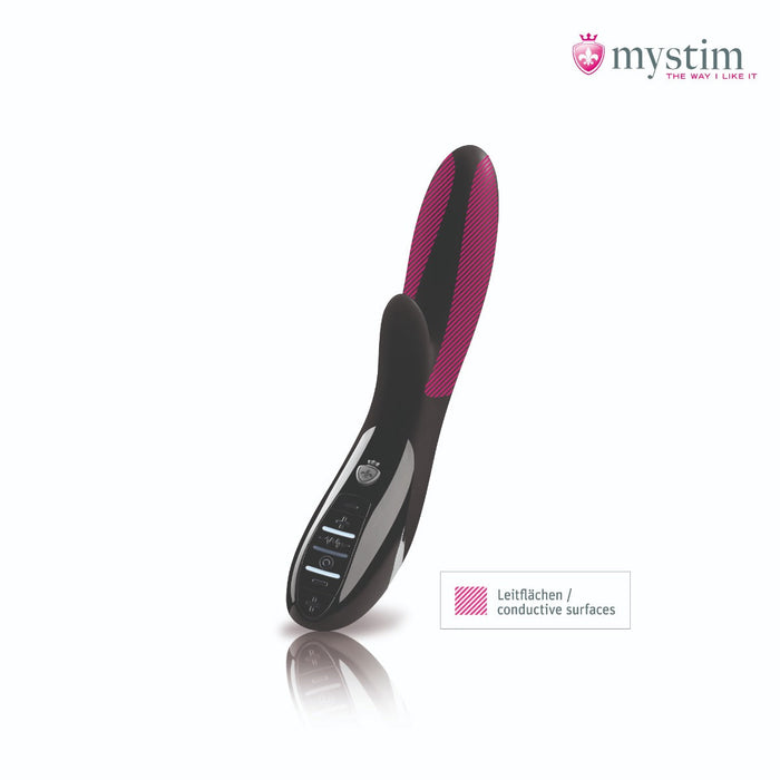 Mystim - Electrosex - Daring Danny - E-Stim Vibrator - Black Edition - Zwart-Laced-up.nl