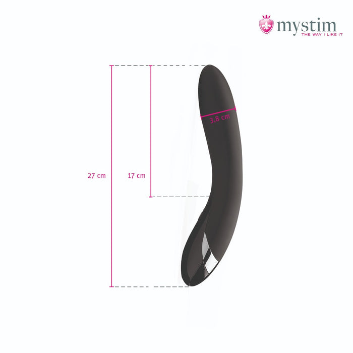 Mystim - Electrosex - Electric Eric - E-stim Vibrator - Zwart-Laced-up.nl