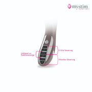 Mystim - Electrosex - Electric Eric - E-stim Vibrator - Zwart-Laced-up.nl