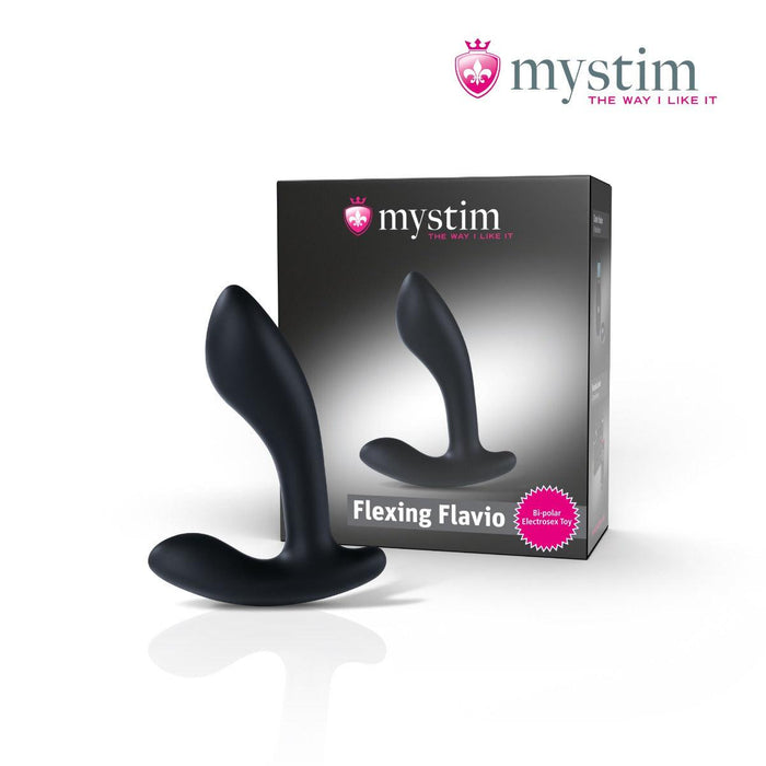 Mystim - Electrosex - Flexing Flavio - E-stim Prostate Stimulator - Black-Laced-up.nl