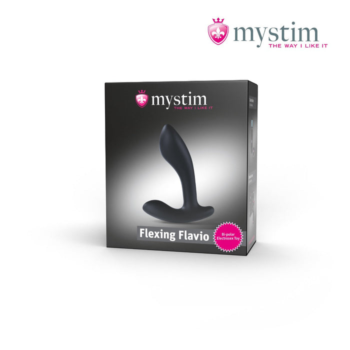 Mystim - Electrosex - Flexing Flavio - E-stim Prostate Stimulator - Black-Laced-up.nl