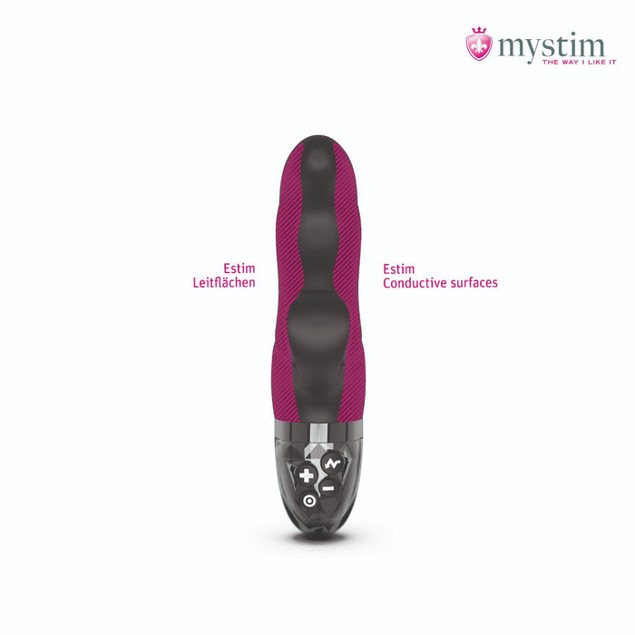 Mystim - Electrosex - Hop Hop Bob - E-stim Vibrator - Black-Laced-up.nl