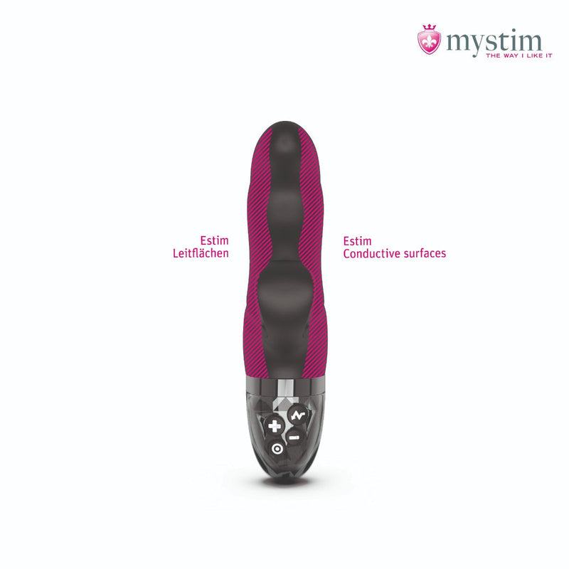 Mystim - Electrosex - Hop Hop Bob - E-stim Vibrator - Black-Erotiekvoordeel.nl