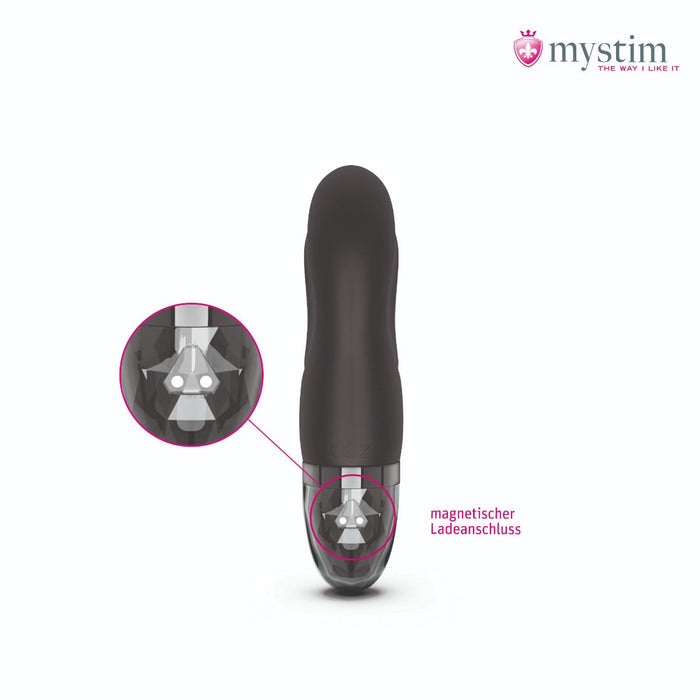 Mystim - Electrosex - Hop Hop Bob - E-stim Vibrator - Black-Laced-up.nl