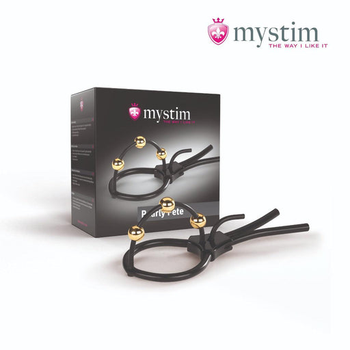 Mystim - Electrosex - Pearly Pete - Corona Strap With Golden Balls-Laced-up.nl