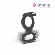 Mystim - Electrosex - Pubic Enemy No 3 Electro Cock Cage With Ball Squeezer-Laced-up.nl