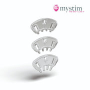 Mystim - Electrosex - Pubic Enemy No 3 Electro Cock Cage With Ball Squeezer-Laced-up.nl