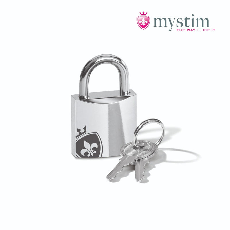 Mystim - Electrosex - Pubic Enemy No 3 Electro Cock Cage With Ball Squeezer-Laced-up.nl