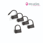 Mystim - Electrosex - Pubic Enemy No 3 Electro Cock Cage With Ball Squeezer-Laced-up.nl