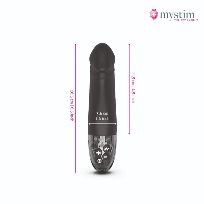 Mystim - Electrosex - Real Deal Neal - E-stim Vibrator - Black-Laced-up.nl