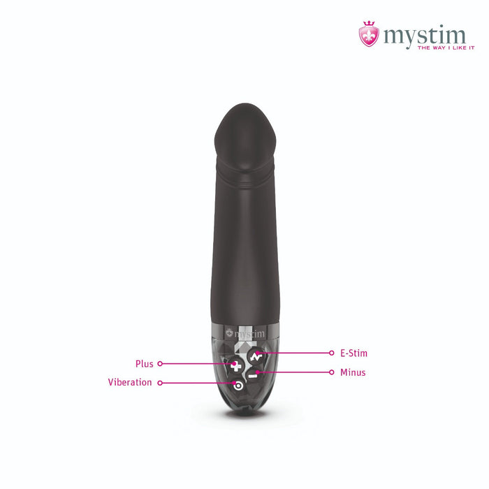 Mystim - Electrosex - Real Deal Neal - E-stim Vibrator - Black-Laced-up.nl