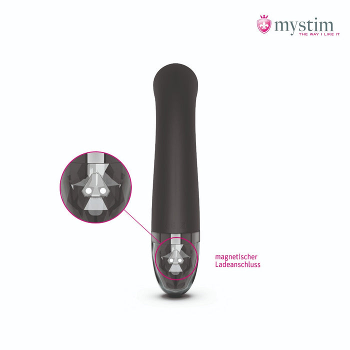 Mystim - Electrosex - Right On Ron - E-stim Vibrator - Black-Laced-up.nl