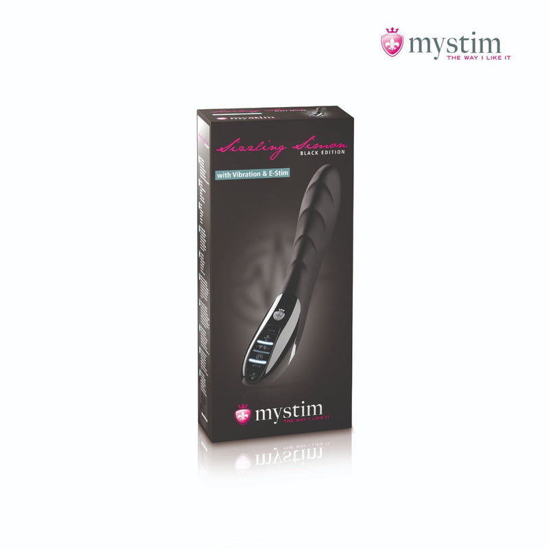 Mystim - Electrosex - Sizzling Simon - E-stim Vibrator - Black-Laced-up.nl