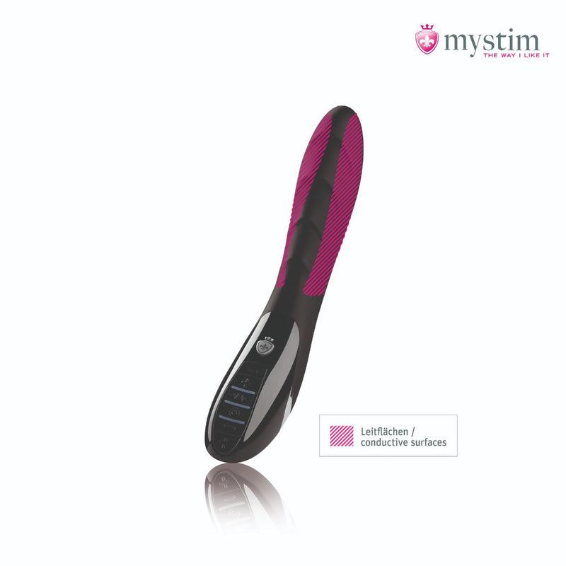 Mystim - Electrosex - Sizzling Simon - E-stim Vibrator - Black-Laced-up.nl