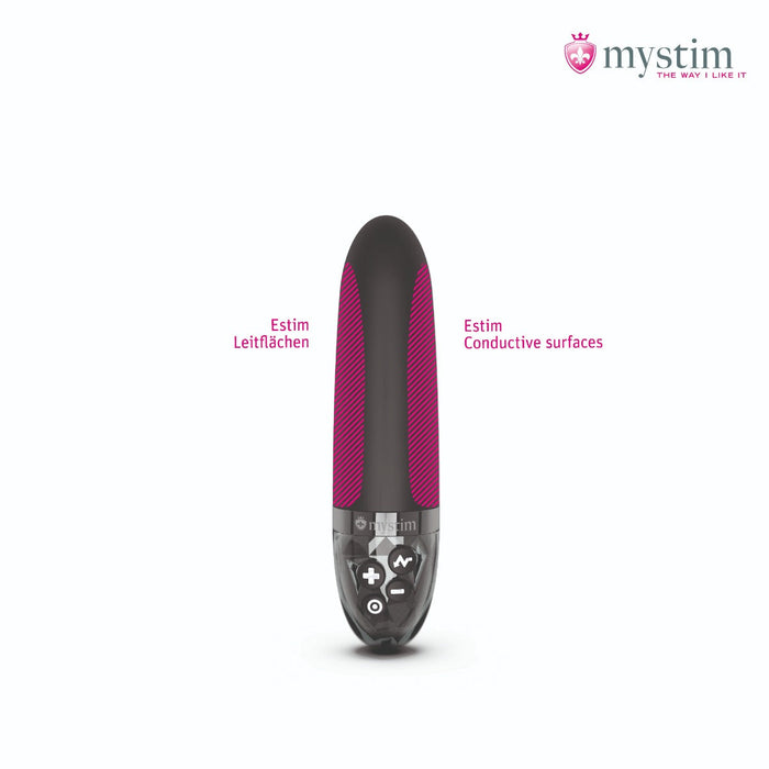 Mystim - Electrosex - Sleak Freak - E-stim Vibrator - Zwart-Laced-up.nl