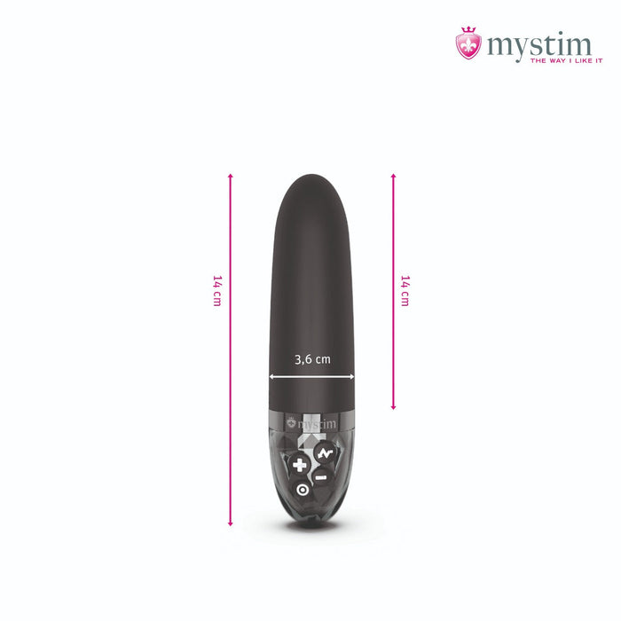 Mystim - Electrosex - Sleak Freak - E-stim Vibrator - Zwart-Laced-up.nl