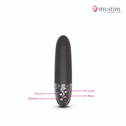 Mystim - Electrosex - Sleak Freak - E-stim Vibrator - Zwart-Laced-up.nl
