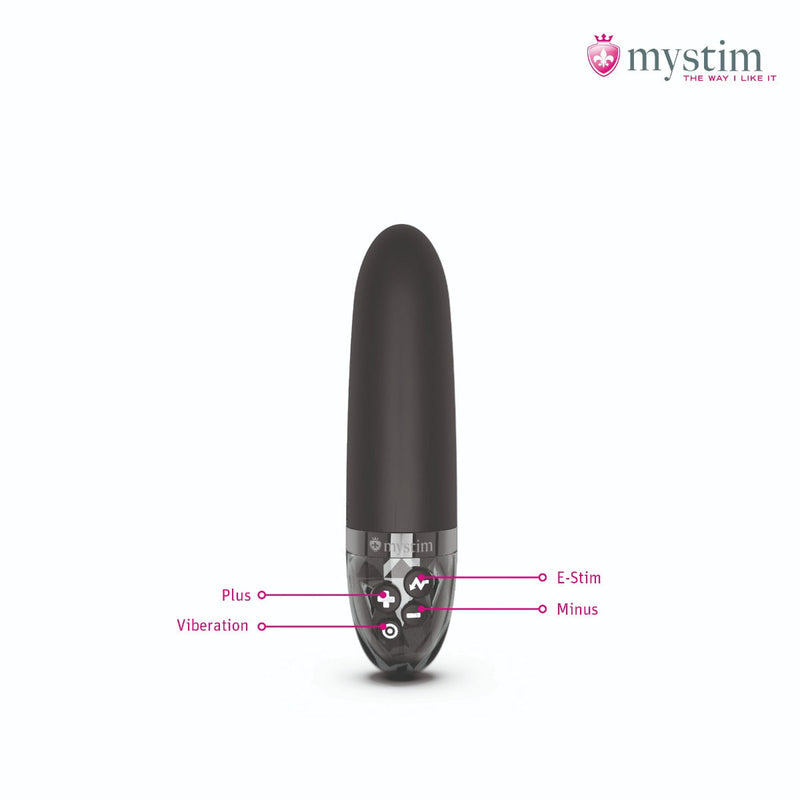 Mystim - Electrosex - Sleak Freak - E-stim Vibrator - Zwart-Laced-up.nl