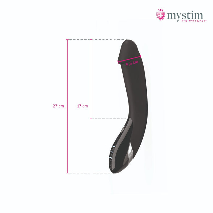 Mystim - Electrosex - Tickling Truman - E-stim Vibrator - Black-Laced-up.nl