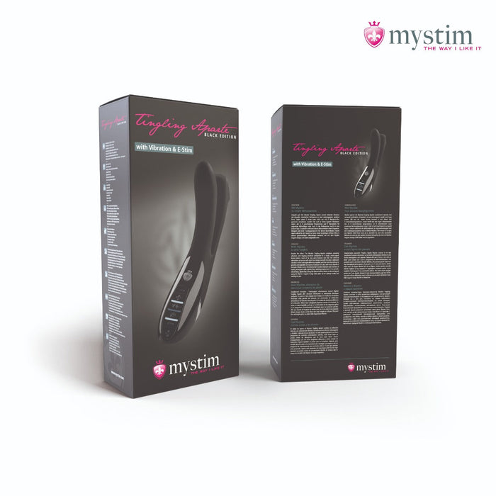 Mystim - Electrosex - Tingling Aparte - E-stim Vibrator - Black-Laced-up.nl