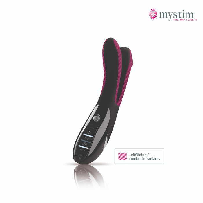 Mystim - Electrosex - Tingling Aparte - E-stim Vibrator - Black-Laced-up.nl