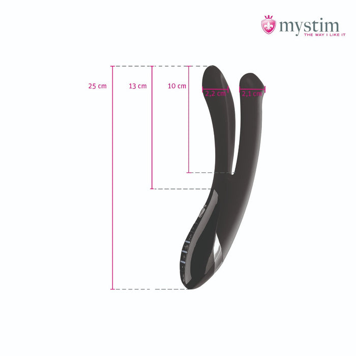 Mystim - Electrosex - Tingling Aparte - E-stim Vibrator - Black-Laced-up.nl