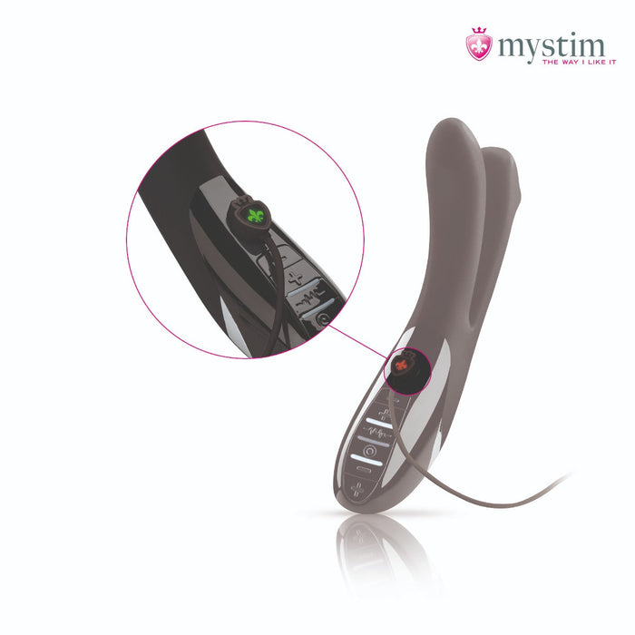 Mystim - Electrosex - Tingling Aparte - E-stim Vibrator - Black-Laced-up.nl