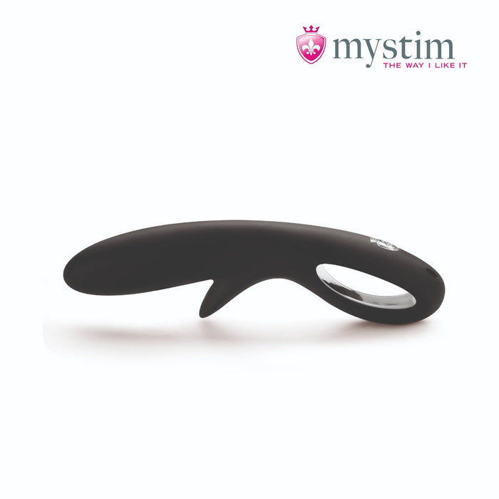 Mystim - Electrosex - Tingly Timmy - E-Stim Dildo - Black-Laced-up.nl