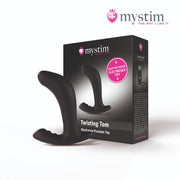 Mystim - Electrosex - Twisting Tom - Quatropolar E-stim Prostate Butt Plug - Black-Laced-up.nl