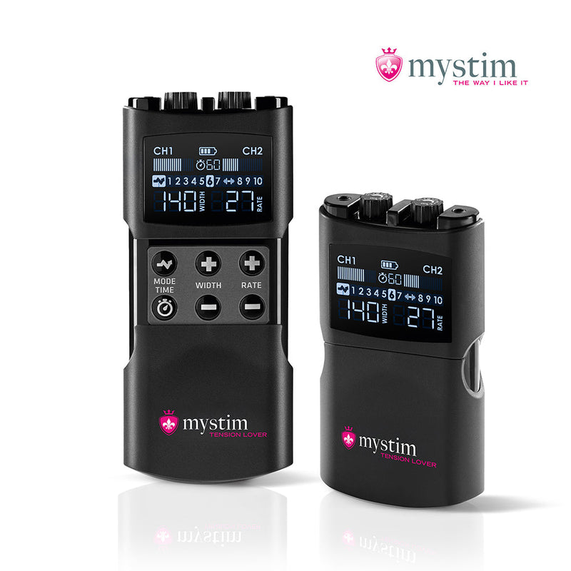 Mystim Tension Lover 2 – Elektrosex Powerbox met 2 kanalen en 7 programma’s-Erotiekvoordeel.nl