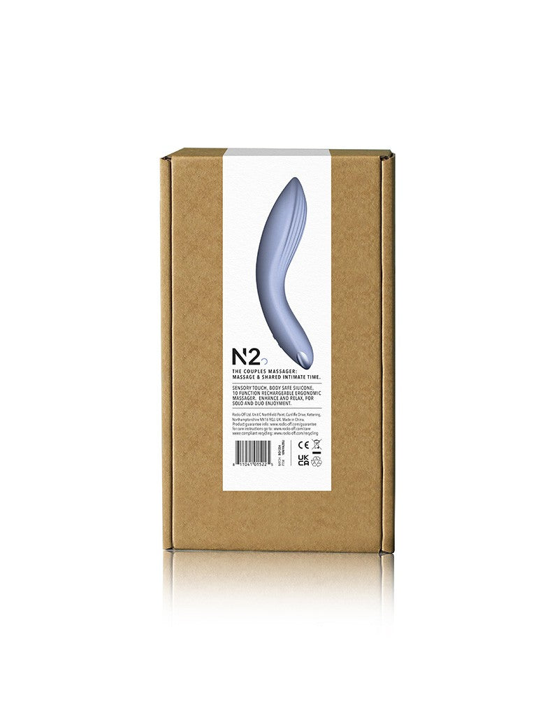 NIYA 2 - Ergonomische Massager - Lichtblauw-Laced-up.nl