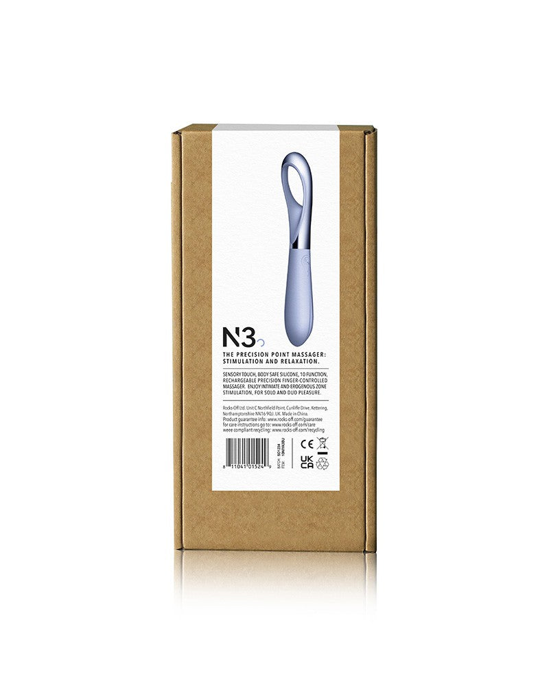 NIYA 3 - Vinger Vibrator - Lichtblauw-Laced-up.nl