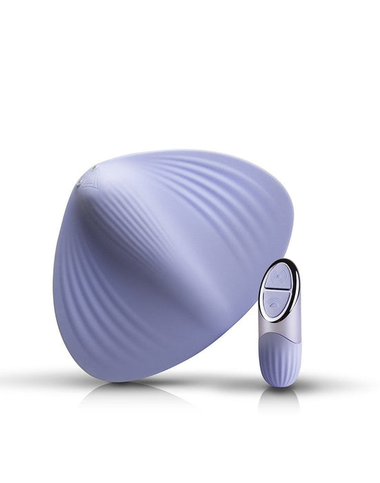 NIYA 5 - Multifunctionele Unisex Vibrator met Afstandsbediening - Lichtblauw-Laced-up.nl