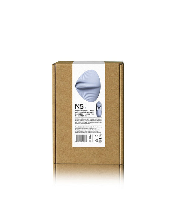 NIYA 5 - Multifunctionele Unisex Vibrator met Afstandsbediening - Lichtblauw-Laced-up.nl