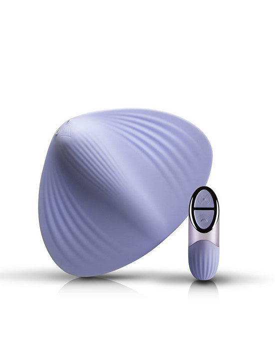 NIYA 5 - Multifunctionele Unisex Vibrator met Afstandsbediening - Lichtblauw-Laced-up.nl