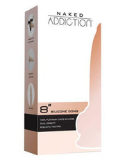 Naked Addiction - Dubbellaags Siliconen Dildo Met Zuignap Met Incredifeel Technologie 21.5 cm-Erotiekvoordeel.nl