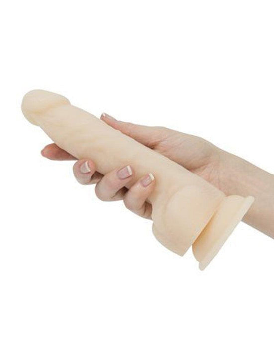 Naked Addiction - Roterende En Vibrerende Siliconen Dildo Met Zuignap 21,5 cm-Erotiekvoordeel.nl