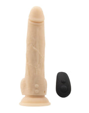 Naked Addiction - Stotende Dildo Met Zuignap En Afstandsbediening - Dubbellaags Siliconen - 18 cm-Laced-up.nl