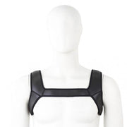 Neopreen schouder-borst Harnas tuigje - Zwart-Laced-up.nl