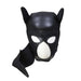 Neopreen Puppy Hood Zwart – Comfortabel hondenmasker voor puppy play-Laced-up.nl