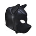 Neopreen Puppy Hood Zwart – Comfortabel hondenmasker voor puppy play-Laced-up.nl