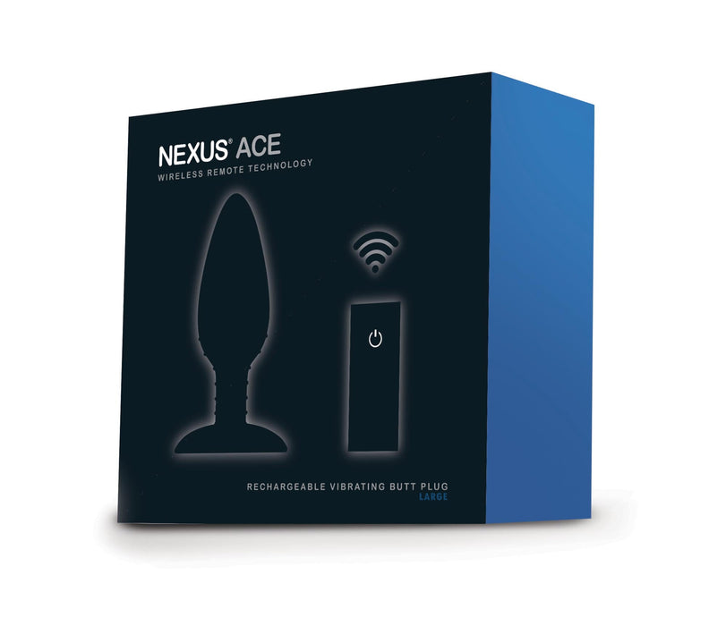 Nexus - Ace - Vibrerende Buttplug - Siliconen - Zwart-Laced-up.nl
