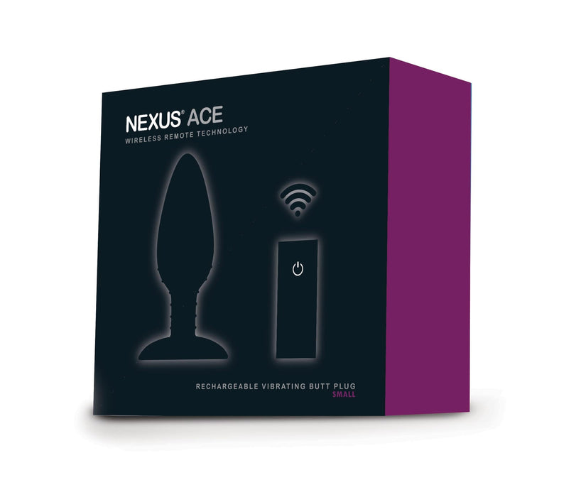 Nexus - Ace - Vibrerende Buttplug - Siliconen - Zwart-Laced-up.nl