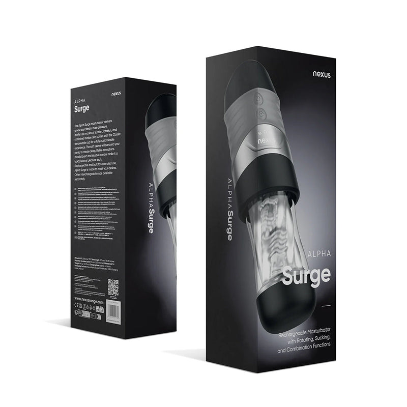 Nexus - Alpha Surge - Oplaadbare Masturbator-Erotiekvoordeel.nl