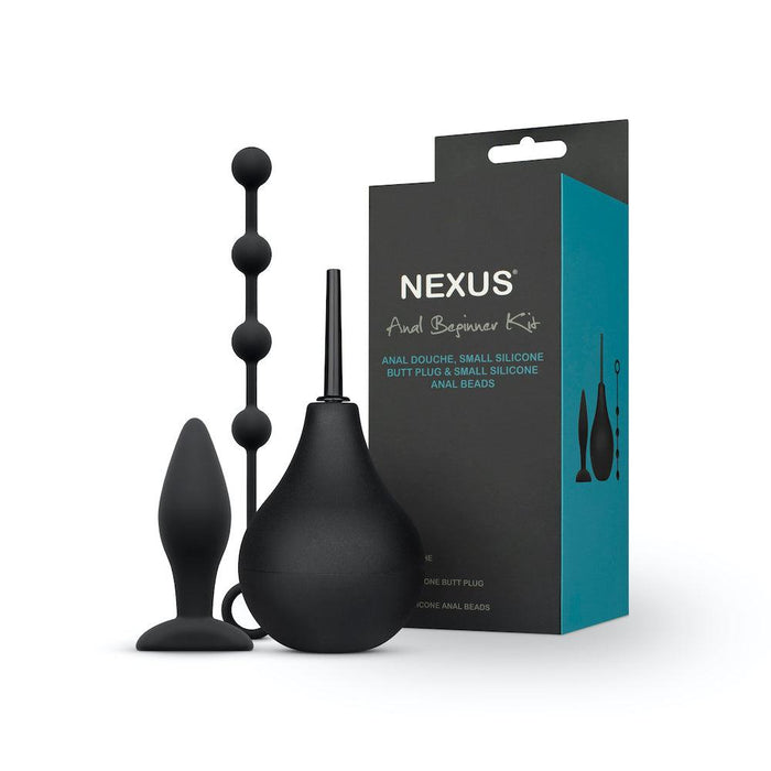 Nexus - Anal Beginner Kit met Kleine Anaalspeeltjes - Zwart-Laced-up.nl