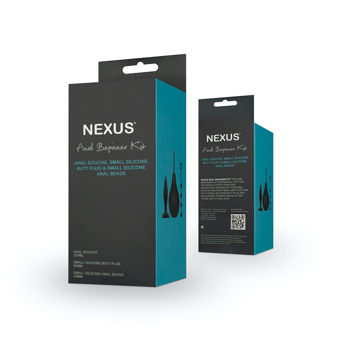 Nexus - Anal Beginner Kit met Kleine Anaalspeeltjes - Zwart-Laced-up.nl