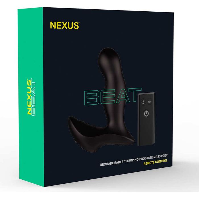 Nexus - Beat - Kloppende Prostaat Vibrator met Afstandsbediening - Zwart-Laced-up.nl
